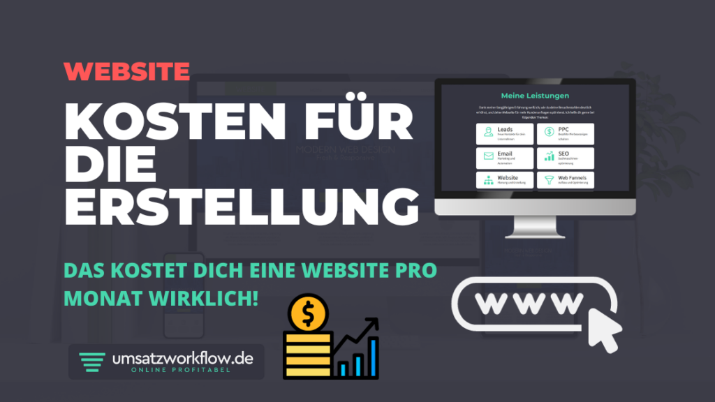 Website erstellen Kosten - Umsatzworkflow